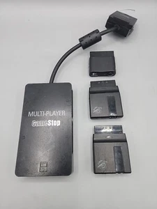 Sony Playstation 2 PS2 GameStop Multi-Player 4 Player Adapter with 3 Dongles - Picture 1 of 19