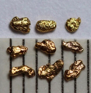 9 GOLDNUGGETS- GOLD NUGGETS aus ALASKA! - Bild 1 von 1