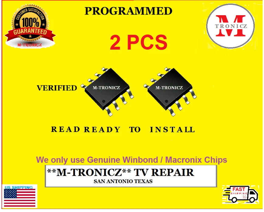 2 PIEZAS EEPROMs PARA VIZIO P502ui-B1E 756TXECB0TK004 715G6924-M0F-000-005K Foto 1 de 1