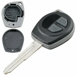 2 Button Car Remote Key Fob Case Shell Replacement Fit for SUZUKI Vitara Swift - Foto 1 di 9