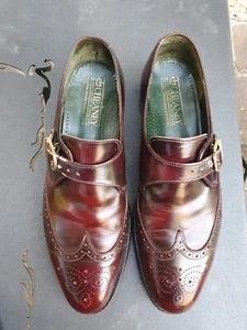 mens shoes Cheaney Denham monk strap brogue n 10 UK - Imagen 1 de 6
