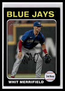 2024 Topps Heritage Black Boarder SP Whit Merrifield #359 - Picture 1 of 2