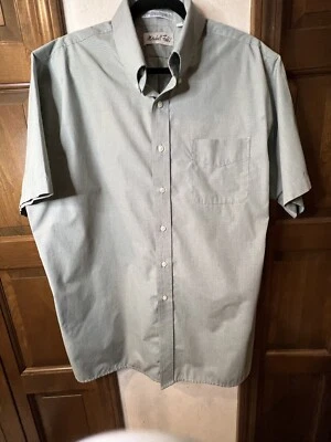 Camisa de vestir manga corta Marshall Fields talla 17 Foto 1 de 3