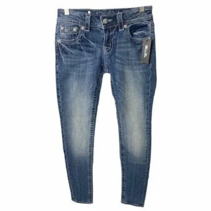 Women’s 25 X 31 Skinny Jean’s Miss Me Blue Denim Signature Indian Summer - Picture 1 of 10