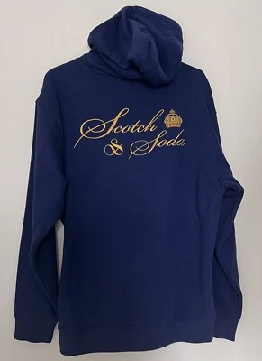Men's Scotch And Soda Men’s Relaxed Fit Fleece Graphic Hoodie Size Large NWT - Image 1 of 4