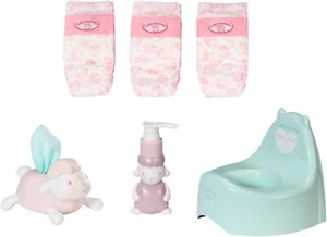 Baby Annabell 706602 Set-to Fit Dolls up to 43cm-Includes Potty, Three Nappies, - Picture 1 of 3