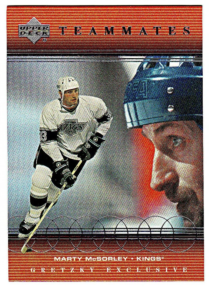 1999-00 UPPER DECK GRETZKY EXCLUSIVES #61 WAYNE GRETZKY Oilers & MARTY MCSORLEY - Image 1 of 1