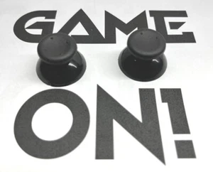 Original Xbox + Xbox 360 - Tapas de Pulgar de Repuesto Negro - NUEVO - Imagen 1 de 5