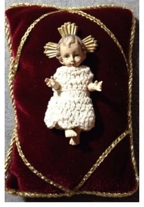 Kleines Jesuskind 3,5" Handarbeit...Handarbeit - Bild 1 von 1
