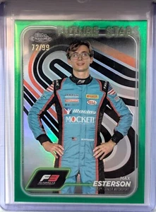 MAX ESTERSON TOPPS CHROME /99 FUTURE STARS FORMULA 3 2024 F3 - Bild 1 von 2