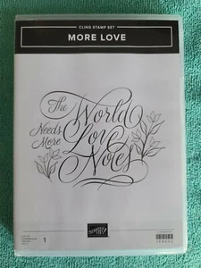 Stampin Up - More Love Cling Mount Stamp Set - Brand New  - Picture 1 of 4