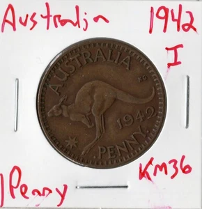 Moneda Australia 1 Centavo 1942 I KM36 - Imagen 1 de 2