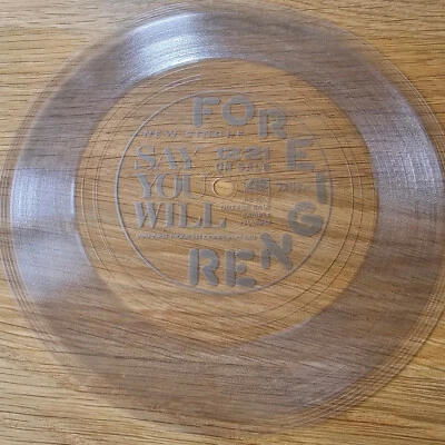 Foreigner – Say You Will - Rare 1987 Ex Con Japanese Clear Flexi Disc 7" - Image 1 of 4