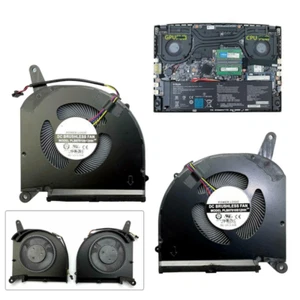 CPU GPU Refroidisseur Ventilateur Refroidisseur pour Gigabyte AERO15 OLED 17 RP77 RP75W/75 RP77XA LOT - Photo 1/7