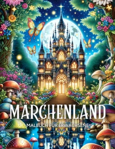 Märchenland Malbuch Für Erwachsene: Fantasy Ausmalbuch Mit Feenhaften Feen - Bild 1 von 12