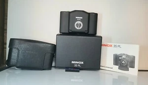 Minox PL camera 35 mm. F2.8 Flash,leather Case, Box and Instr.book Exc. - Picture 1 of 10