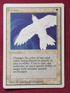 Magic The Gathering UNLIMITED PURELACE white card MTG - Foto 1 di 2