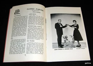 THE PUPPETRY JOURNAL 1959 THE SHIRLEYS * RAY PALMER PAUL DANDURAND JANE BAUMANN - Picture 1 of 5