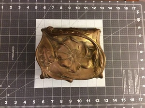 Antique VTG B&W 165 Brainard Wilson Jewelry Casket Trinket Box Art Nouveau - Picture 1 of 10