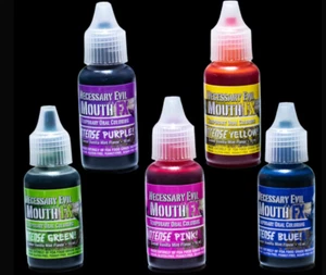 MOUTH FX, 5 INTENSE COLOR MOUTH AND TEETH STAIN,SWEET VANILLA FLAVOUR kit#3 - Picture 1 of 6
