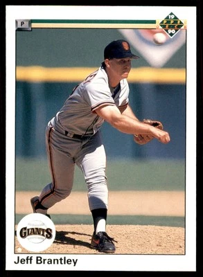 1990 Upper Deck Jeff Brantley San Francisco Giants #358 - Image 1 of 2
