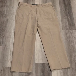 Haggar Cool 18 Pro klassische Passform flache Vorderseite für Herren, khaki Größe 38 x 29  - Bild 1 von 6