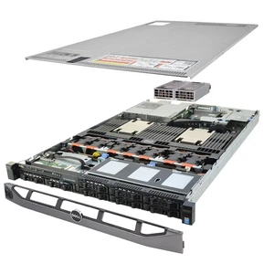 Dell PowerEdge R630 Server 2x E5-2660v3 2.60Ghz 20-Core 128GB RAM 8x Caddies - Picture 1 of 5