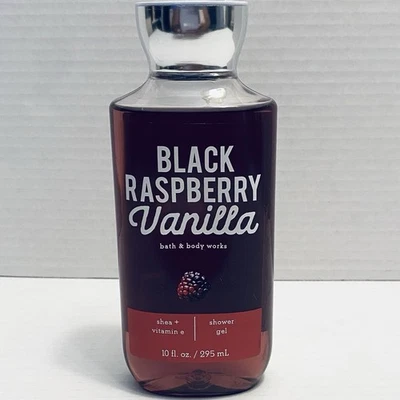 Bath & Body Works Black Raspberry Vanilla Shower Gel 10 fl oz / 295 ml - Image 1 of 4