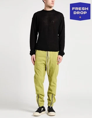 PVP €462 RICK OWENS LIDO Jersey de Lana Talla XL Negro Hecho en Italia Foto 1 de 4