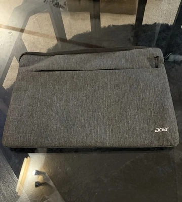 FUNDA/FUNDA PROTECTORA ACOLCHADA PARA PORTÁTIL ACER PARA ORDENADOR 15.6" Cremallera Frontal Gris NUEVA Foto 1 de 2