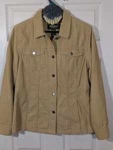 Eddie Bauer Cordjacke Damen Größe L Stretch hellbraun Freizeitstil  - Bild 1 von 10