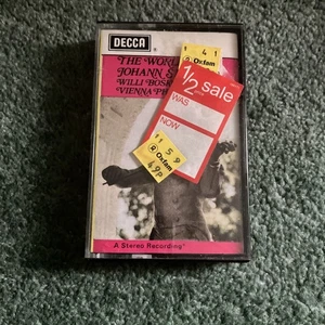 WILLI BOSKOVSKY THE WORLD OF JOHANN STRAUSS (59) 10 Track Audio Cassette DECCA - Picture 1 of 1