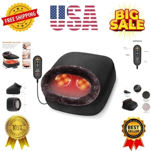 Masajeador de pies y espalda Shiatsu 2 en 1 con calor - Calentador de pies para amasar, Elect... - Imagen 1 de 9