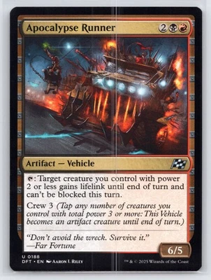 MTG NM Normal Apocalypse Runner 188 U Aetherdrift - Image 1 of 2