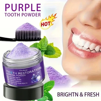 Dental Restoration Mineral Powder, Mineral Tooth Powder, Teeth Whitening HOT US~ - Image 1 of 4
