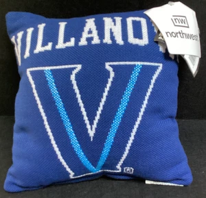 Villanova University “Wildcats” 12” X 12” X 5" Logo DORM PILLOW - Picture 1 of 5