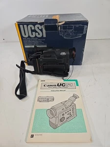 Canon UCS1 Hi8 Super-Macro AF 8MM Video Camera With Manual And Original Box - Picture 1 of 17