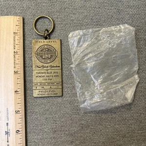 New York Yankees 2009 Inaugural Season Brass Ticket Stub Keychain - Picture 1 of 11