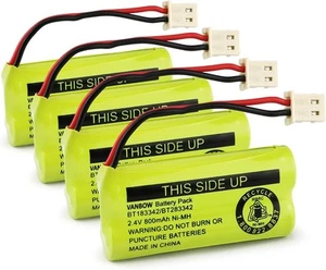 BT183342/BT283342 2.4V 800mAh Ni-MH Battery Pack, Compatible with AT&T pack 4 - Picture 1 of 7
