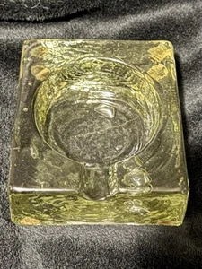 MCM Glass Solexia Green Cigar Ashtray - Picture 1 of 5
