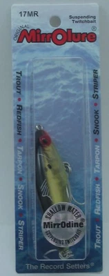 L&S Mirrolure 17MR-BKGCH MirrOminnow 悬挂 Twitchbait 3/8 盎司 — 第 1/4 张图片
