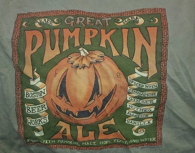 Camisa De Colección Boston Beer Works Pumpkin Ale Para Hombres XL Cervecería Parrilla Envejecida Foto 1 de 4