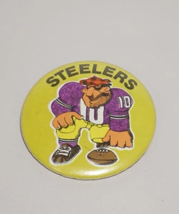 1972 NFL Football Pittsburgh STEELERS 2.25" Pinback Button Say it with Buttons - Picture 1 of 5