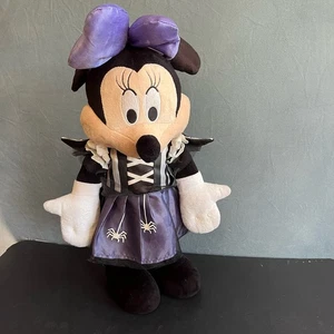 Disney Plush Porch Greeter Witch Minnie Mouse 24 Inches Disneyland Spider Dress - Picture 1 of 13