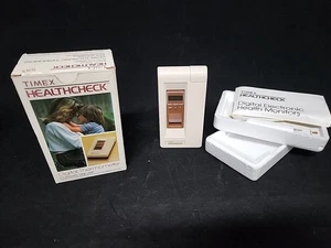 Termometro digitale vintage Timex Healthcheck in scatola NUOVO VECCHIO MAGAZZINO - Foto 1 di 5