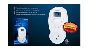 Autopilot Cooling Thermostat 120v Plug IN 15A EASY TO USE, SAVE $ W/ BAY HYDRO $ - Imagen 1 de 7