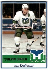 1990-91 Kraft Kevin Dineen #11 Hartford Whalers