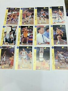 1992 Australia Basketball Cards NBL Factory Team Set Perth Wildcats (12)-Rare
