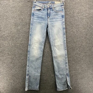 Rag & Bone Jeans Womens 25 Blue Cate Mid Rise Flare Side Slit Light Wash Casual - Picture 1 of 11