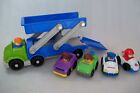 Fisher Price Little People Wheelies Vehicles Lot of 5 Ramp n' Go Car Carrier